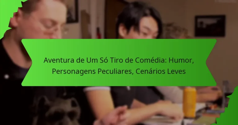 Aventura de Um Só Tiro de Comédia: Humor, Personagens Peculiares, Cenários Leves